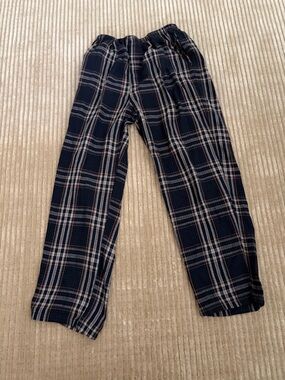 Navy Plaid Lounge Pants